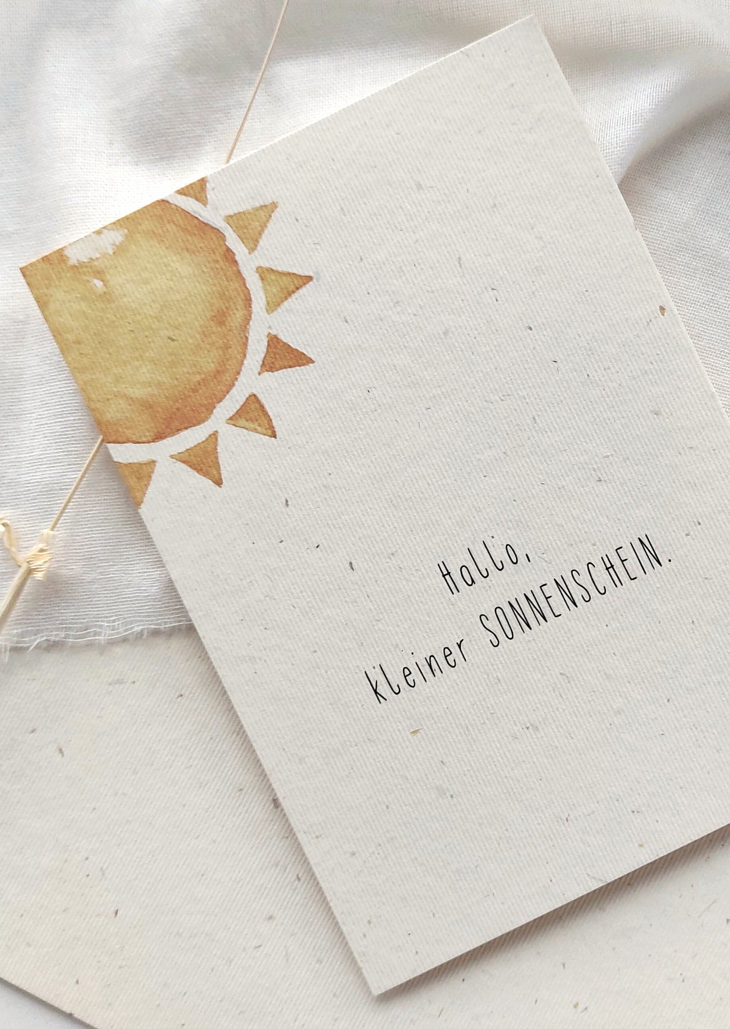 Karte Geburt | Kleiner Sonnenschein