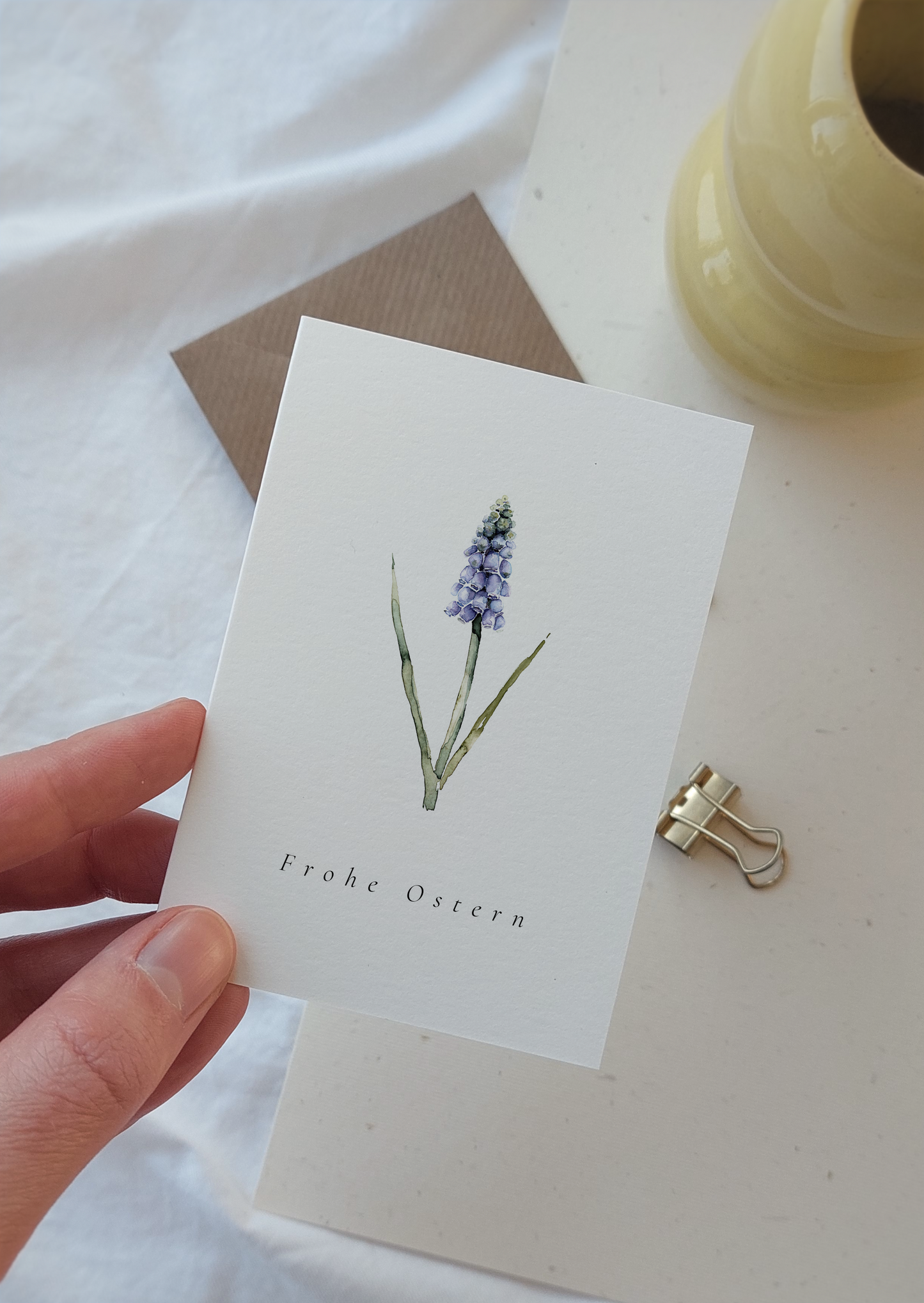 Minikarte A7 Ostern | Hyazinthe