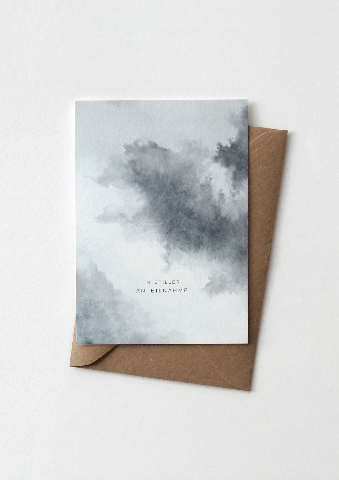 Karte Trauer | Wolken