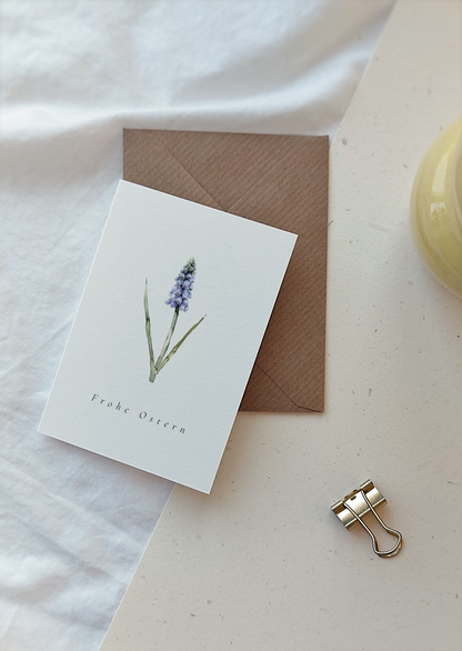 Minikarte A7 Ostern | Hyazinthe