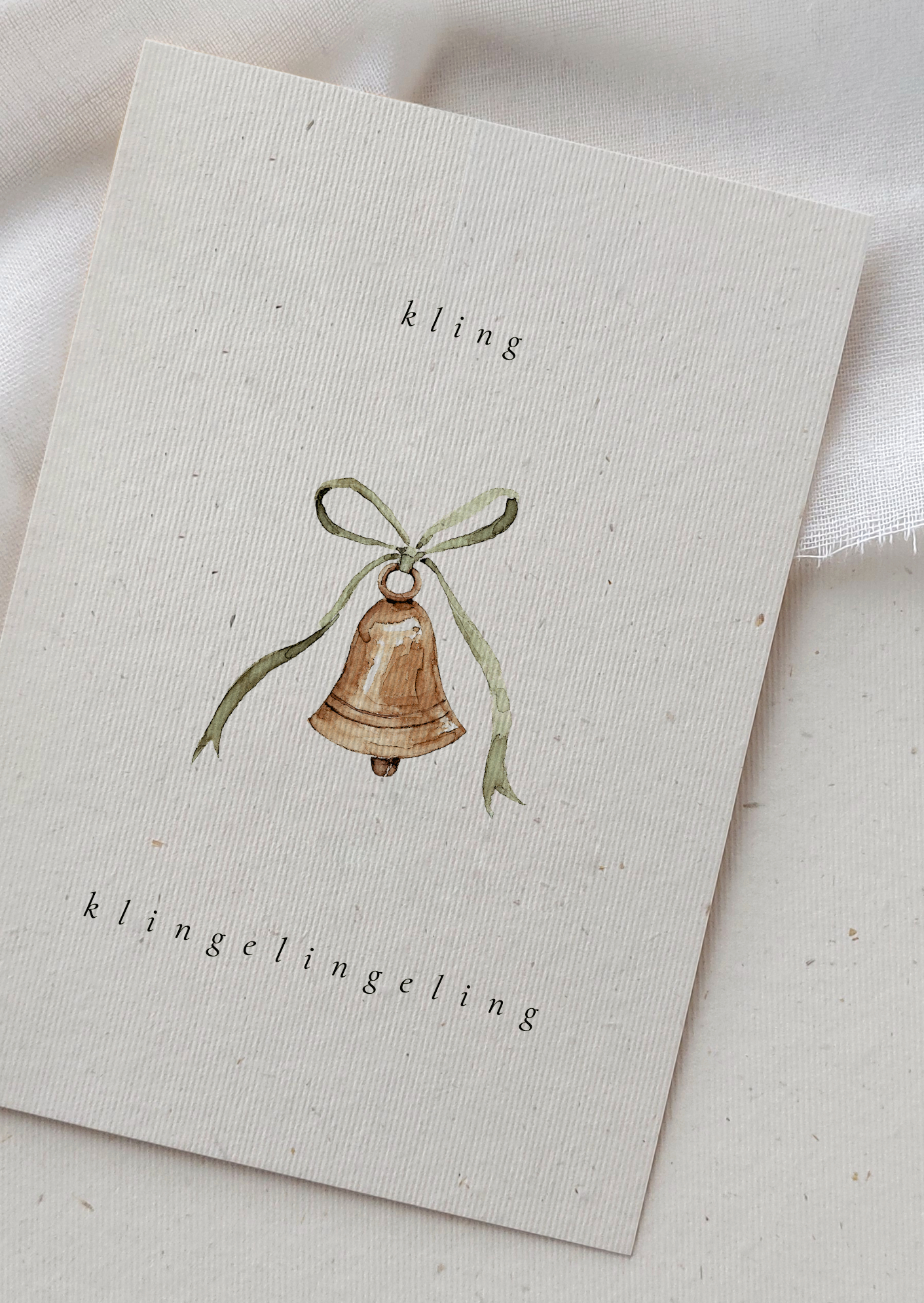Karte Weihnachten | Kling Glöckchen
