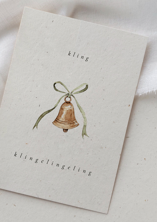Karte Weihnachten | Kling Glöckchen